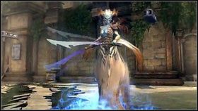 Wspinamy się i niszczymy bryłę lodu blokującą przejście [1] - The Hollows (2) | Opis przejścia Darksiders - Darksiders - poradnik do gry