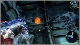 Ponownie używamy łańcucha, żeby dostać się do kamienia Chronosfery [1] - Iron Conopy (2) | Opis przejścia Darksiders - Darksiders - poradnik do gry