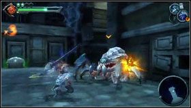 Zrzucamy go z sufitu przy pomocy Abyssal Chain - Iron Conopy (3) | Opis przejścia Darksiders - Darksiders - poradnik do gry