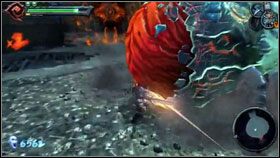 Zanim rozpoczniemy kolejne karmienie, omijamy szarżę bossa [1] - Iron Conopy (3) | Opis przejścia Darksiders - Darksiders - poradnik do gry