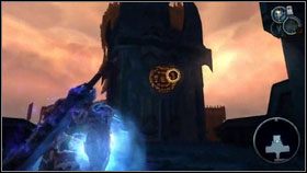 Lądujemy na balkonie i otwieramy drzwi nieopodal - The Black Throne (3) | Opis przejścia Darksiders - Darksiders - poradnik do gry