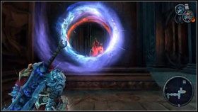 Aktywujemy krąg przed nami, żeby wrócić z powrotem [1] - The Black Throne (5) | Opis przejścia Darksiders - Darksiders - poradnik do gry