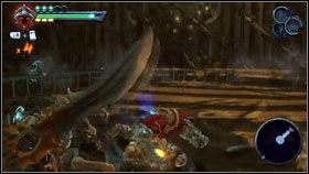 Używamy mechanizmu i wjeżdżamy na górę [1] - The Black Throne (5) | Opis przejścia Darksiders - Darksiders - poradnik do gry