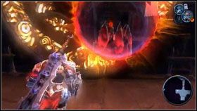 Pierwszy na platformie przed nami [1] , drugi na ścianie z prawej - The Black Throne (5) | Opis przejścia Darksiders - Darksiders - poradnik do gry