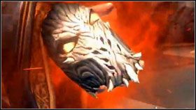 Gdy etap się rozpocznie, idziemy kilka kroków przez siebie [1] , żeby porozmawiać z Azraelem - Eden | Opis przejścia Darksiders - Darksiders - poradnik do gry