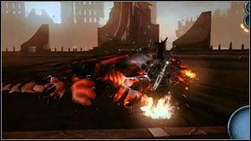 Zamiast uciekać, biegniemy mu na spotkanie, a tuż przez zderzeniem wciskamy atak [1] - Destroyer/Abaddon | Opis przejścia Darksiders - Darksiders - poradnik do gry