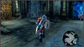 W północno wschodniej narożniku jest sala z niebieską barierą wymagającą Beholders Key - Abyssal Armor Pieces (2) | Sekrety Darksiders - Darksiders - poradnik do gry