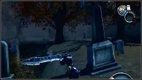 Żeby zdobyć ten kawałek, musimy zniszczyć wszystkie duże kamienne krzyże na cmentarzu - Lifestones (1) | Sekrety Darksiders - Darksiders - poradnik do gry