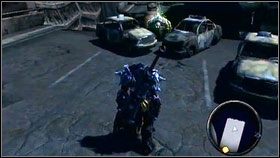 Czwarty fragment Lifestona znajdziemy na autostradzie, na którą wskakiwaliśmy przy pomocy niebieskiej kuli - Lifestones (1) | Sekrety Darksiders - Darksiders - poradnik do gry