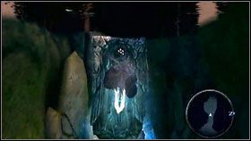 Na zachód od dwóch budynków w głównym jeziorze znajdziemy runiczny kamień z kryształem - Lifestones (1) | Sekrety Darksiders - Darksiders - poradnik do gry