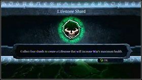 Na wschodnim krańcu tunelu korzystamy z niebieskiej kuli i wskakujemy po kolejny Lifestone Shard [1] [2] - Lifestones (2) | Sekrety Darksiders - Darksiders - poradnik do gry