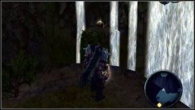 W zachodniej części lokacji znajdziemy wodospad, pod którym leży skrzynia - Wrath Shards (2) | Sekrety Darksiders - Darksiders - poradnik do gry