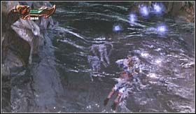 W trakcie kąpieli z duszami innych skazańców utracisz wszystkie moce - Rzeka Styks | Opis przejścia God of War III - God of War III - poradnik do gry