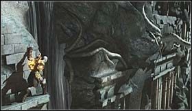 Aby udać się w dalszą drogę, skieruj się w prawą stronę, w kierunku przepaści - Królestwo Hadesa (3) | Opis przejścia God of War III - God of War III - poradnik do gry
