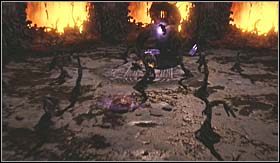 W momencie, gdy zadasz przeciwnikowi odpowiednia ilość obrażeń, dojdzie do zakończenia pierwszej fazy walki - Hades (1) | Opis przejścia God of War III - God of War III - poradnik do gry