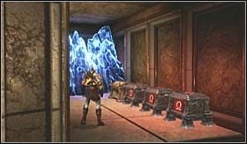 Nim wyruszysz za nim w pogoń, podejdź do miejsca, gdzie przebiega Łańcuch Równowagi - Ogień Olimpijski | Opis przejścia God of War III - God of War III - poradnik do gry