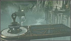 Podejdź do pierwszego mechanizmu i zadziałaj na nim - Górne Ogrody CD | Opis przejścia God of War III - God of War III - poradnik do gry