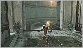 Idąc dalej wykończ dwa kamienne posągi i skręć w prawo - Ogród Hery (1) | Opis przejścia God of War III - God of War III - poradnik do gry