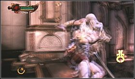 W trakcie wymiany ciosów, możesz również zostać złapany przez przeciwnika i przeciągnięty przez całą arenę - Zeus (1) | Opis przejścia God of War III - God of War III - poradnik do gry