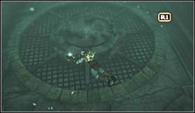 Po rozprawieniu się z Herkulesem w etapie Forum, wylądujesz wraz z jego ciałem w kanałach - Boskie Przedmioty w God of War III | Podstawy i porady - God of War III - poradnik do gry