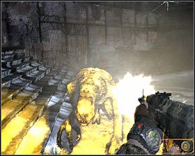 Przystąp do atakowania pojawiających się w okolicy mutantów #1 #2 - Prologue | Opis przejścia Metro 2033 - Prolog - Metro 2033 - poradnik do gry