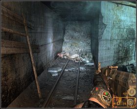 Po wygranej bitwie udaj się prosto a po dotarciu do rozwidlenia zbadaj beczki znajdujące się po lewej stronie #1 - Child* (1) | Opis przejścia Metro 2033 - Rozdział 4 - Metro 2033 - poradnik do gry