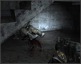 Zlikwiduj kolejnych przeciwników i skorzystaj z przejścia, przy którym znajdują się metalowe schody #1 - Black Station* (2) | Opis przejścia Metro 2033 - Rozdział 4 - Metro 2033 - poradnik do gry