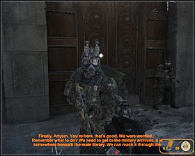 Powróć na samą górę, ale nadal nie zbliżaj się do budynku biblioteki - Alley | Opis przejścia Metro 2033 - Rozdział 5 - Metro 2033 - poradnik do gry