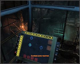 Tu musisz jedynie wykonać kilka kroków, bo po chwili znajdziesz się przy kontrolce dźwigu #1 - Biomass | Opis przejścia Metro 2033 - Rozdział 6 - Metro 2033 - poradnik do gry