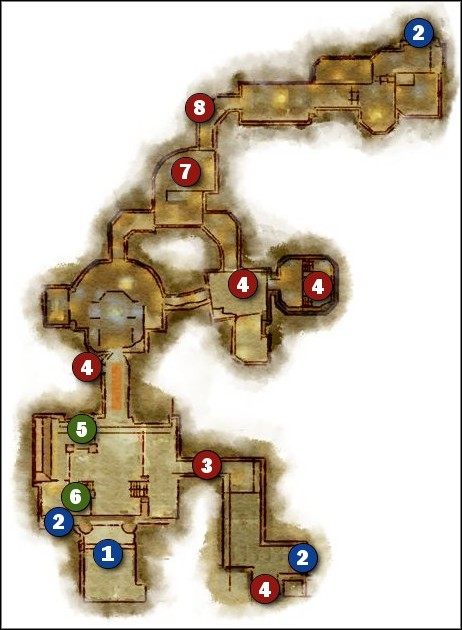 1 - M1.1 Twierdza Czuwania - Wnętrze twierdzy | Mapy - Dragon Age: Początek - Przebudzenie - poradnik do gry
