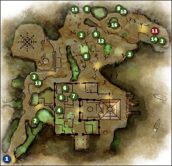 1 - M7 Czarne Mokradła | Mapy Dragon Age Początek Przebudzenie - Dragon Age: Początek - Przebudzenie - poradnik do gry