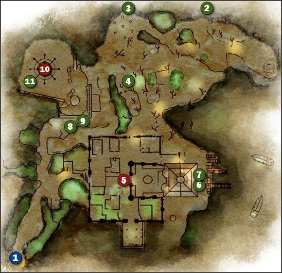 1 - M9 Czarne Mokradła (powrót) | Mapy Dragon Age Początek Przebudzenie - Dragon Age: Początek - Przebudzenie - poradnik do gry