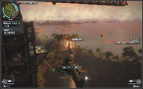 Kiedy znajdziesz się na wysokości głowicy, rozpraw się z żołnierzami - Kosmiczna rozróba | Opis przejścia Just Cause 2 - Ularowcy I - Just Cause 2 - poradnik do gry