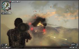 Po chwili na niebie pojawi się pierwszy śmigłowiec [1] - Ponad prawem | Opis przejścia Just Cause 2 - Ularowcy II - Just Cause 2 - poradnik do gry