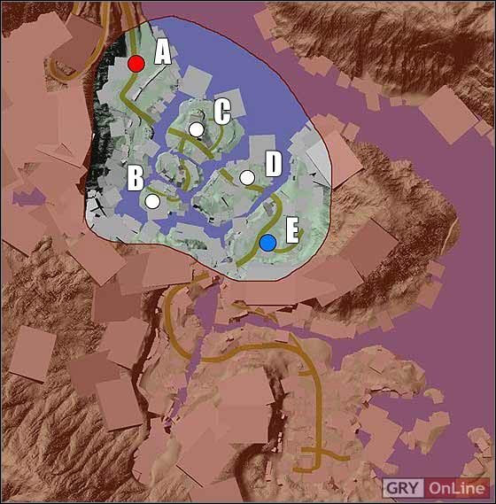 A - Rozstawienie Rosjan - Laguna Presa | Mapy | Battlefield Bad Company 2 - Battlefield: Bad Company 2 - poradnik do gry