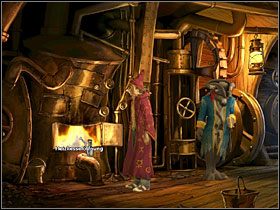 Jak zapewne zauważyłeś, przysypiający w maszynowni Wilk ponownie wymaga przywrócenia go dla świata (pogadaj z nim) - Kosmos (2) | Opis przejścia Simon the Sorcerer 5 - Simon the Sorcerer 5: Kto nawiąże kontakt? - poradnik do gry