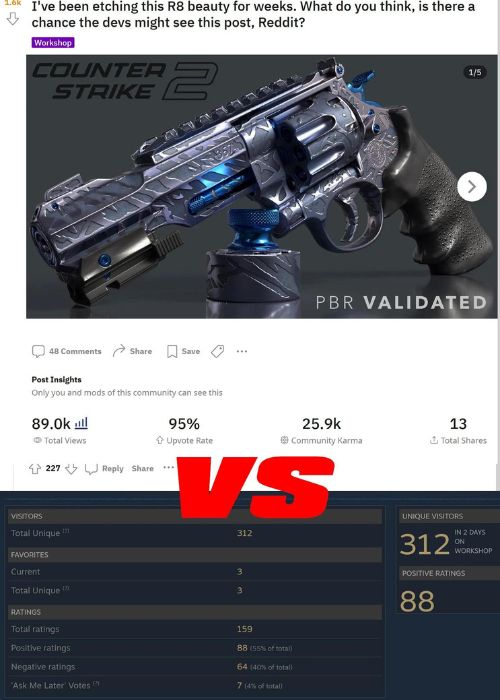Twórcy skinów do CS2 mają problem. Inni projektanci robią wszystko, by pozbyć się konkurencji - ilustracja #1