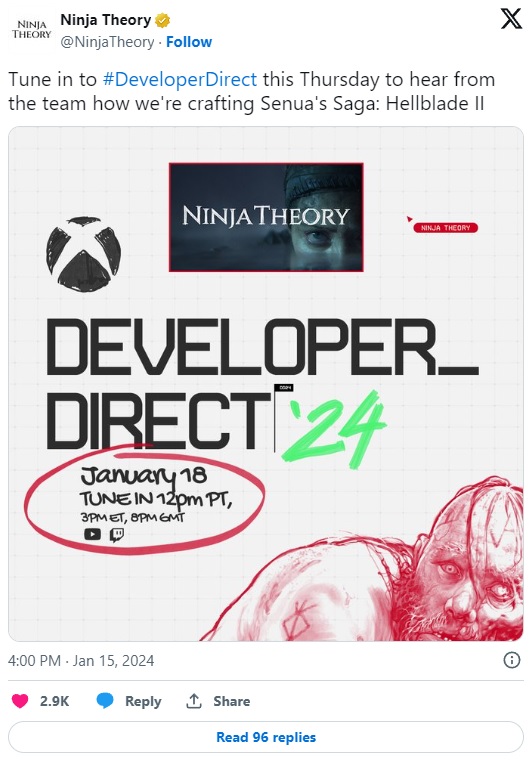 Źródło: X/Twitter / Ninja Theory.