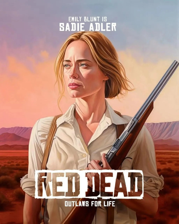 Tak wyglądałaby filmowa adaptacja Red Dead Redemption. Hollywoodzkie gwiazdy prezentują się znakomicie - ilustracja #3