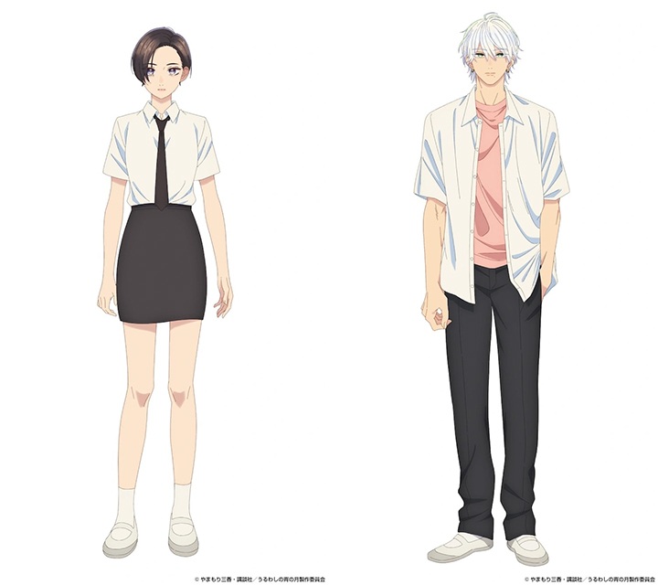 Projekty postaci z anime | In the Clear Moonlit Dusk, Yusuke Maruyama, East Fish Studio, 2026 - „Obawiam się jakości”. Choć w zapowiedzi obiecującego anime shojo nie ujawniono wiele, fani już mają wątpliwości względem tej adaptacji - wiadomość - 2025-05-09