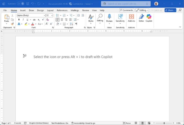 Źródło: Microsoft; materiały promocyjne - „Microsoft wciska nam te bzdury o chmurze do gardeł.” Zmiana w sposobie zapisu plików w Wordzie została źle przyjęta - wiadomość - 2025-10-10
