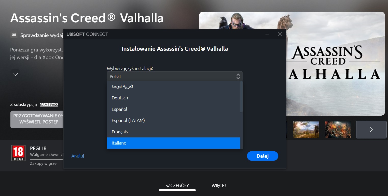 W AC Valhalla w Game Passie brakuje języka angielskiego. Gracze szukają rozwiązania [Aktualizacja #2] - ilustracja #3