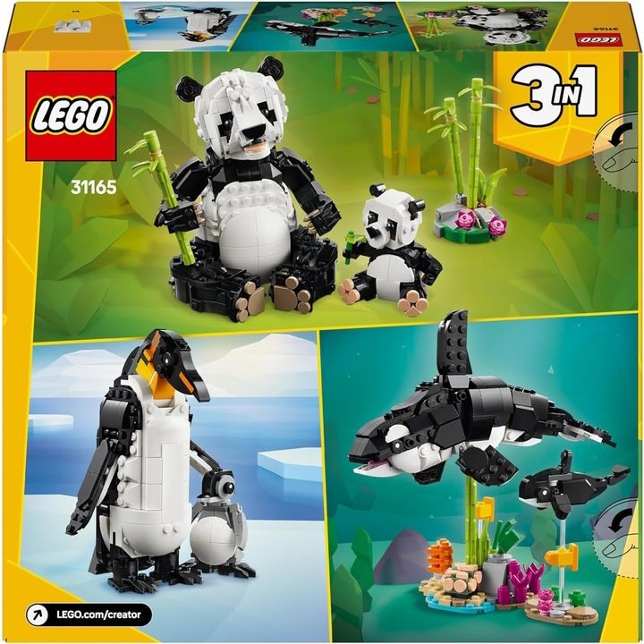 Aż trzy modele do zbudowania i to wszystko w jednym pudełku. Źródło: LEGO. - Koniec i bomba, a kto nie kupi ten trąba. Urocze zwierzaczki LEGO szukają ciepłego domku - wiadomość - 2025-01-08