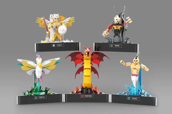 Źródło: LEGO Ideas. - Ikoniczne stwory z MTG mogą trafić na wasze półki w formie zestawu LEGO. Fanowski projekt szybko gromadzi wsparcie - wiadomość - 2025-03-12