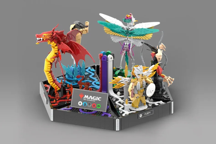 Źródło: LEGO Ideas. - Ikoniczne stwory z MTG mogą trafić na wasze półki w formie zestawu LEGO. Fanowski projekt szybko gromadzi wsparcie - wiadomość - 2025-03-12