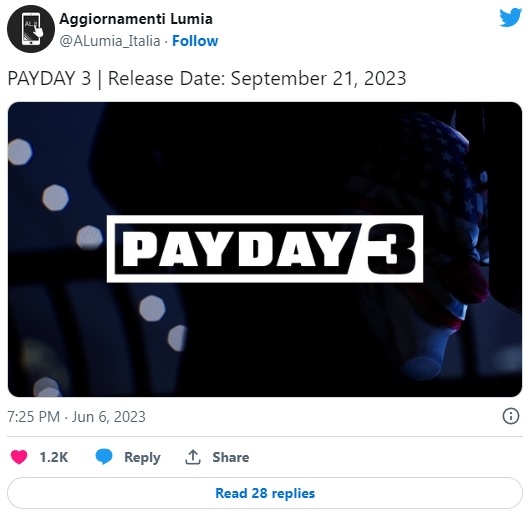 Wyciekła data premiery PayDay 3; debiut gry wydaje się nieodległy - ilustracja #1