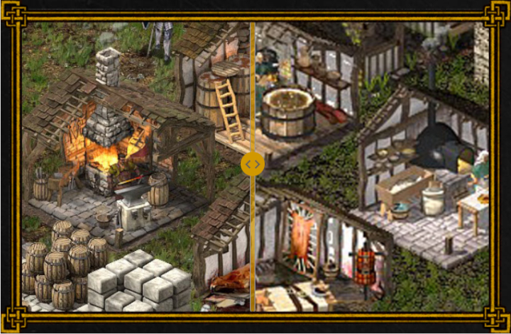 How is Stronghold: Definitive Edition different from the 2001 original?  Here's the news and graphical comparisons - Illustration No. 3