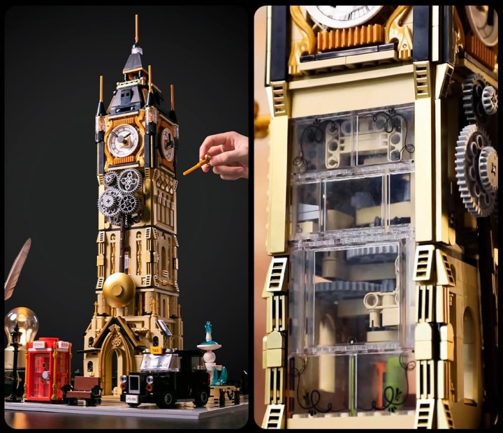 Źródło: Pantasy; materiały promocyjne - Steampunk zachwyca dzięki temu modelowi. Wieża zegarowa z klocków przenosi do alternatywnego Londynu - wiadomość - 2024-11-04