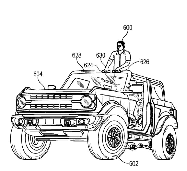 Prowadzenie na stojąco? Ford ogłasza swój nietypowy patent - ilustracja #1