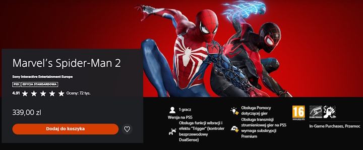 Do polskiego PS Store powróciły gwiazdki, sprawdźcie oceny swoich ulubionych gier - ilustracja #1